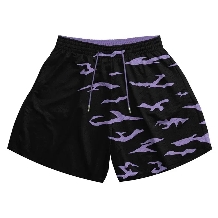 Bermudas Casuais de Anime para Homens e Mulheres, Mangá, Cartoon, Esportivas, de Academia, Fitness, com Estampa 3D, Secagem Rápida, Malha, Boardshorts de Verão Masculino