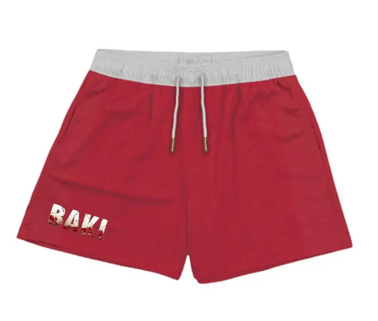 Bermudas Casuais de Anime para Homens e Mulheres, Mangá, Cartoon, Esportivas, de Academia, Fitness, com Estampa 3D, Secagem Rápida, Malha, Boardshorts de Verão Masculino