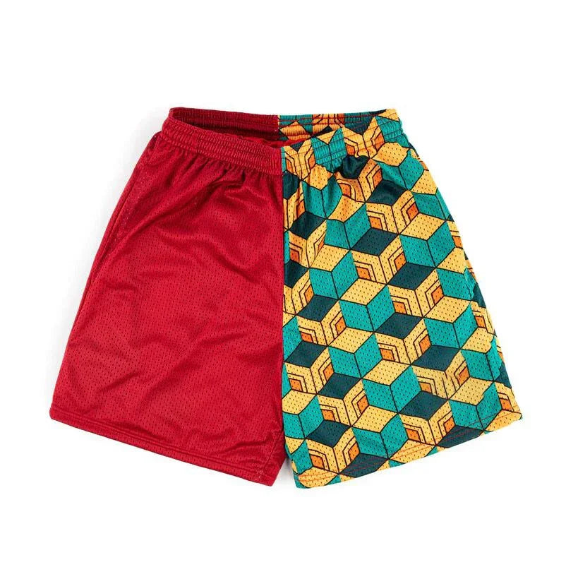 Bermudas Casuais de Anime para Homens e Mulheres, Mangá, Cartoon, Esportivas, de Academia, Fitness, com Estampa 3D, Secagem Rápida, Malha, Boardshorts de Verão Masculino