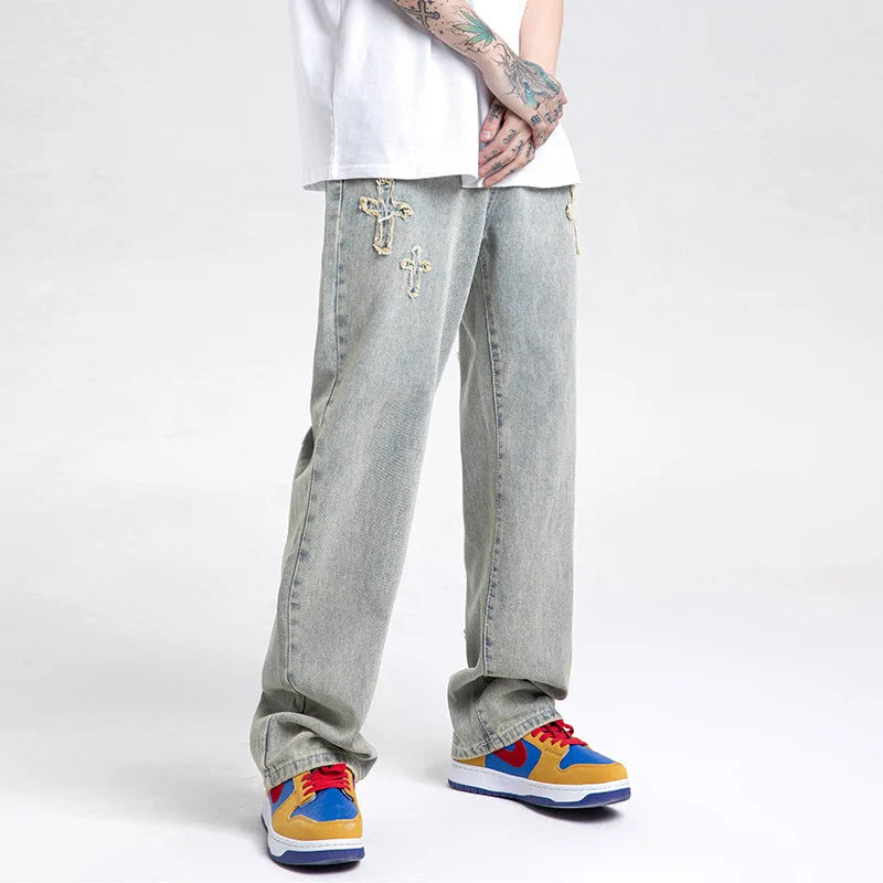 Calças Jeans Masculinas de Verão Elásticas Fashion Cinza Confortável para Negócios Reta Stretch Algodão Casual Jeans Marca Masculina Calças Finas