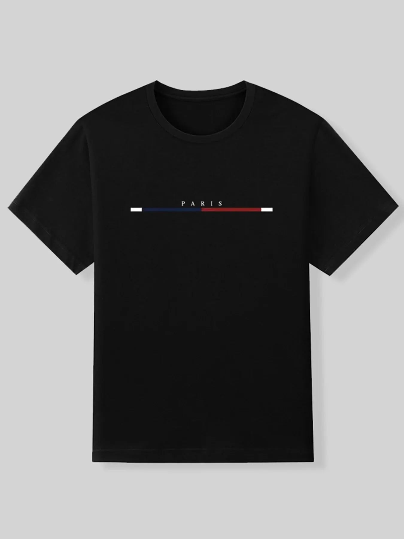 Camiseta Masculina Casual de Manga Curta Super Elástica, Impressão Digital 2025, para Uso Diário, Festa, Casa e Social, Cor Sólida, Estilo Vintage Streetwear
