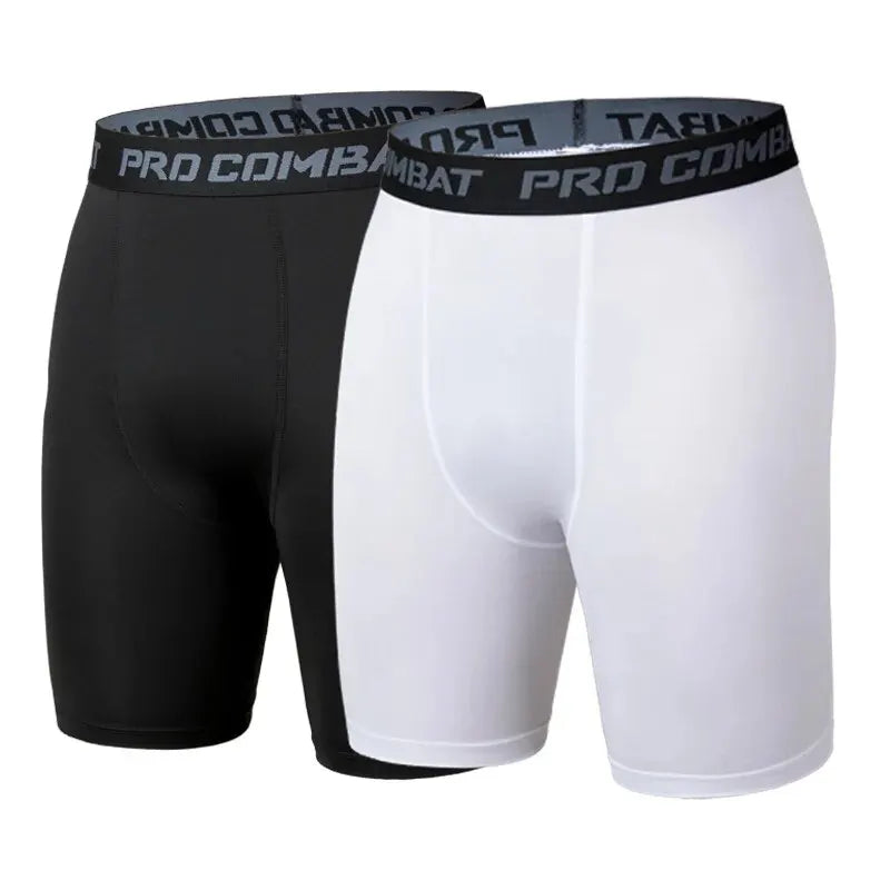 1/5 peças de roupas íntimas esportivas masculinas tamanho grande preto e branco, longas, para corrida, fitness, basquete e futebol, com cós elástico, para adolescentes