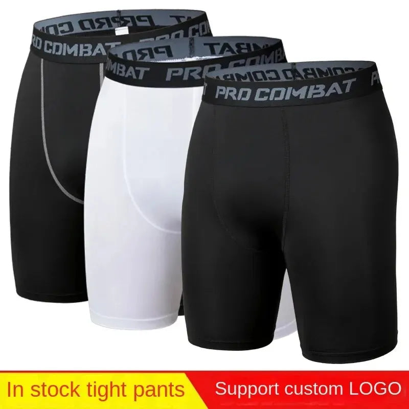 1/5 peças de roupas íntimas esportivas masculinas tamanho grande preto e branco, longas, para corrida, fitness, basquete e futebol, com cós elástico, para adolescentes
