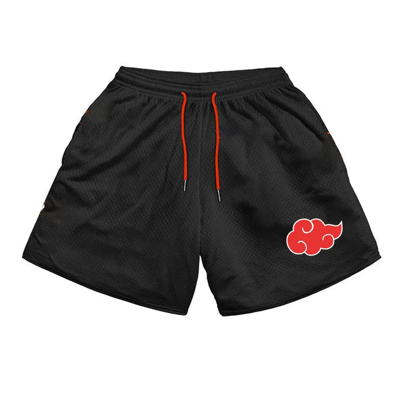 Bermudas Casuais de Anime para Homens e Mulheres, Mangá, Cartoon, Esportivas, de Academia, Fitness, com Estampa 3D, Secagem Rápida, Malha, Boardshorts de Verão Masculino